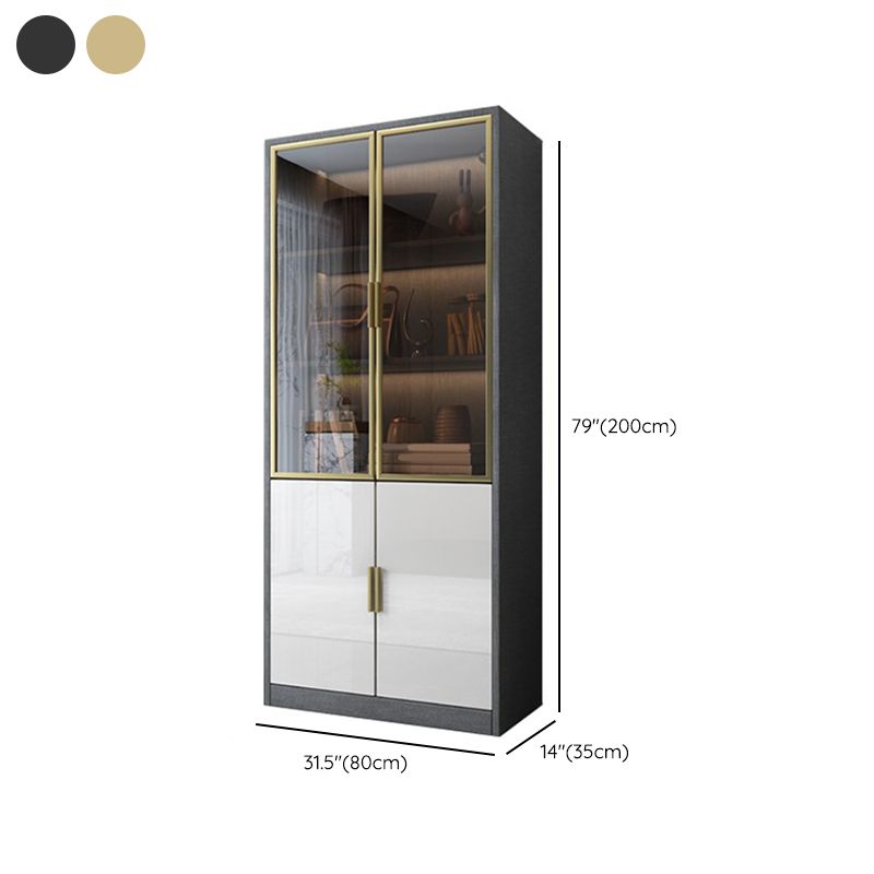 Scandinavian Storage Cabinet Manufactured Wood Display Cabinet for Bedroom