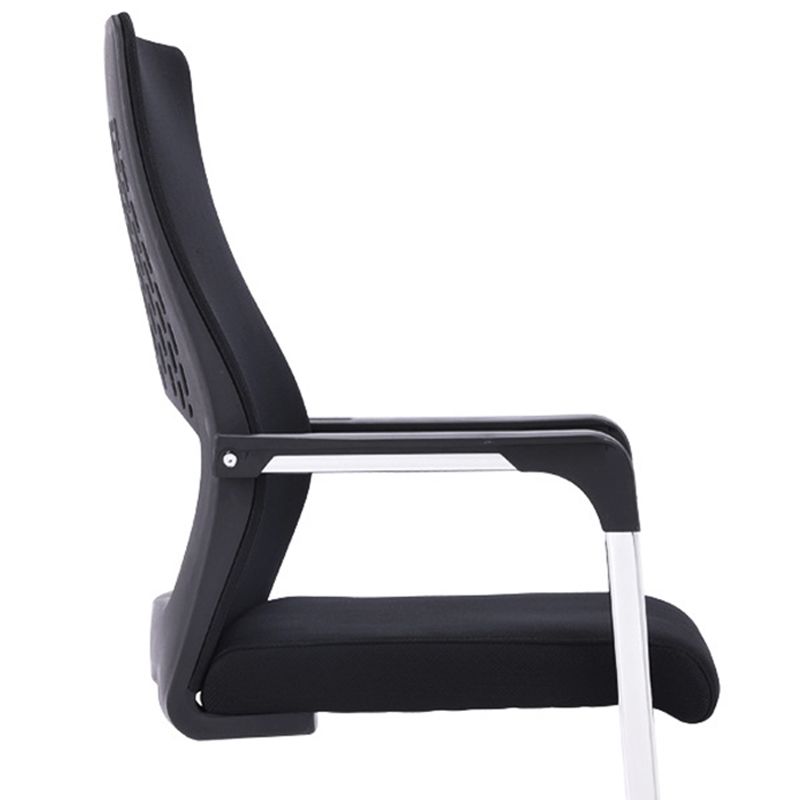 Modern Style Task Chair Mesh Office Chair with Fixed Arms for Home Office