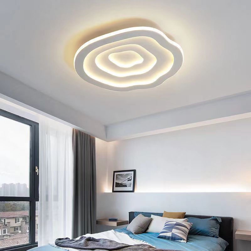 LED Ceiling Mount Light Modern Style Ceiling Light with Acrylic Shade for Bedroom