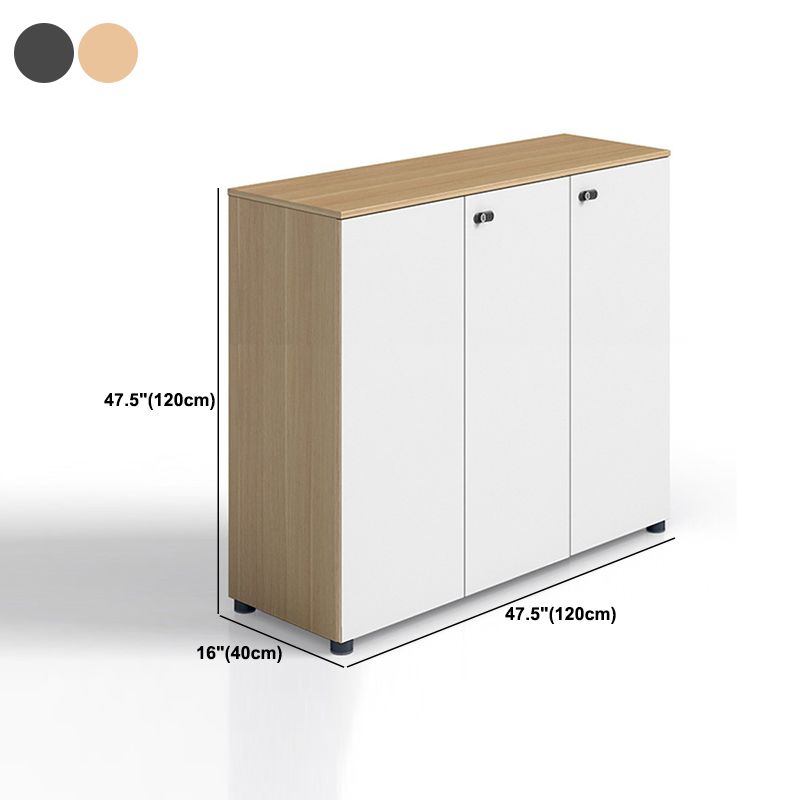 Modern Style Lateral Filing Cabinet Wood Filing Cabinet with Password Lock