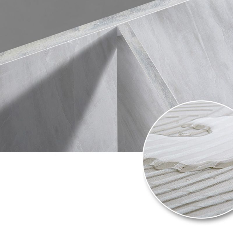 Square Ceramic Polished Straight Edge Singular Tile Marble Look Bathroom Floor