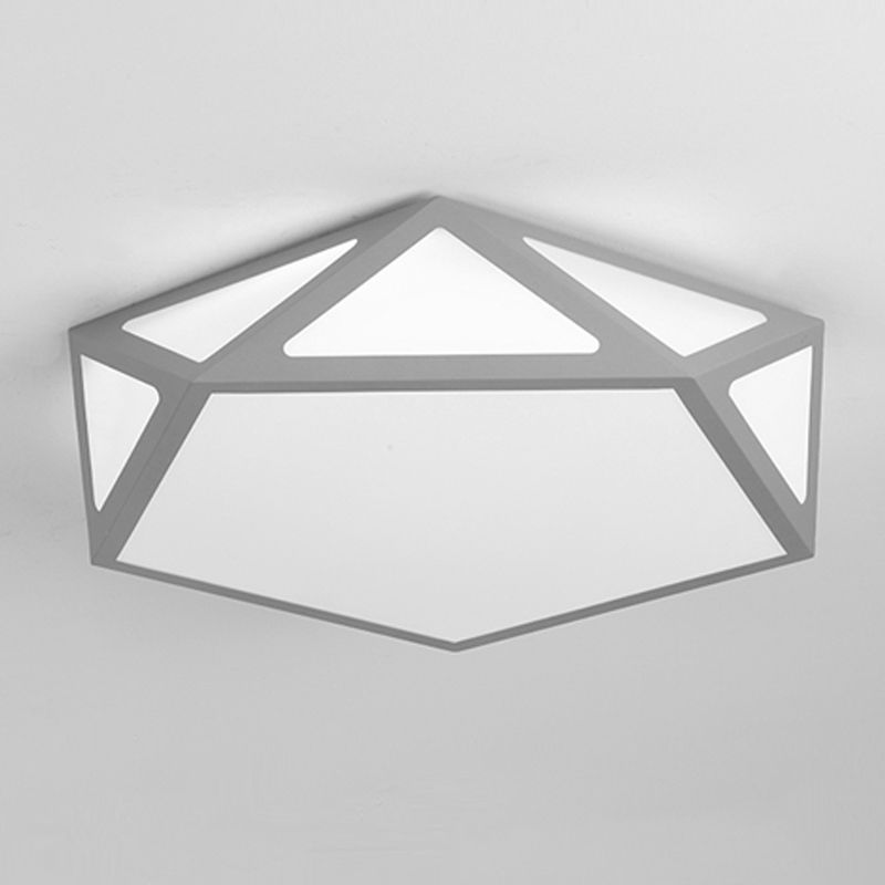 Modern Metal Ceiling Light LED Flush Mount Ceiling Lamp for Living Room