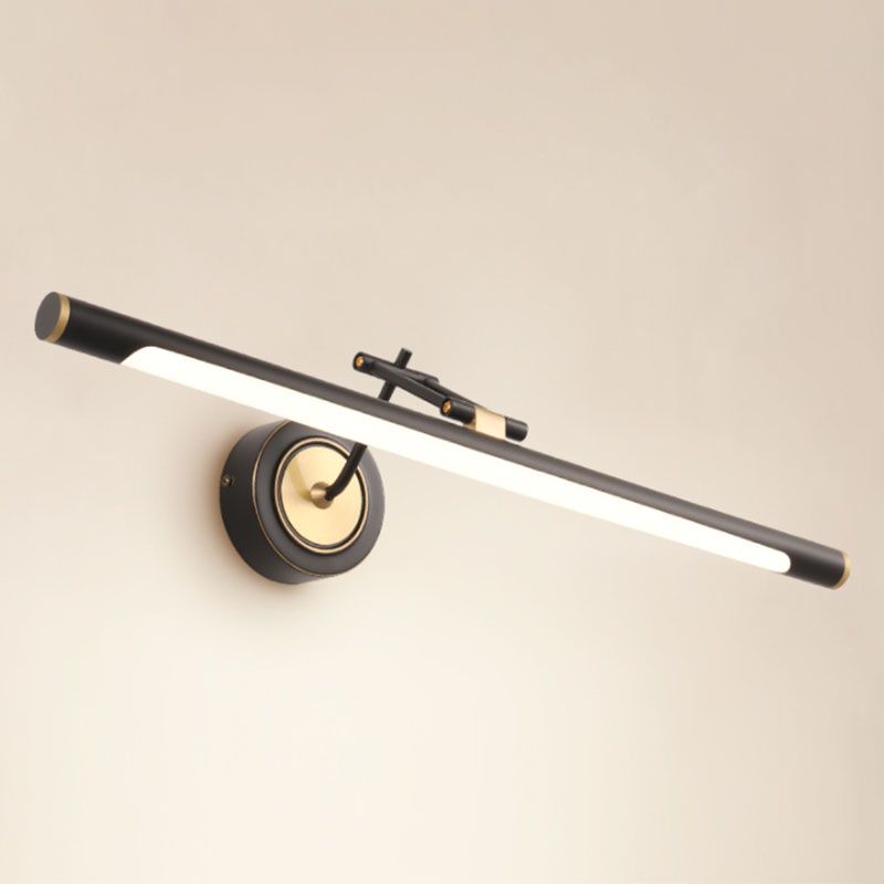 Metalen lineaire schaduw wandconstructie moderne stijl 1-licht spiegel muur verlichting armatuur