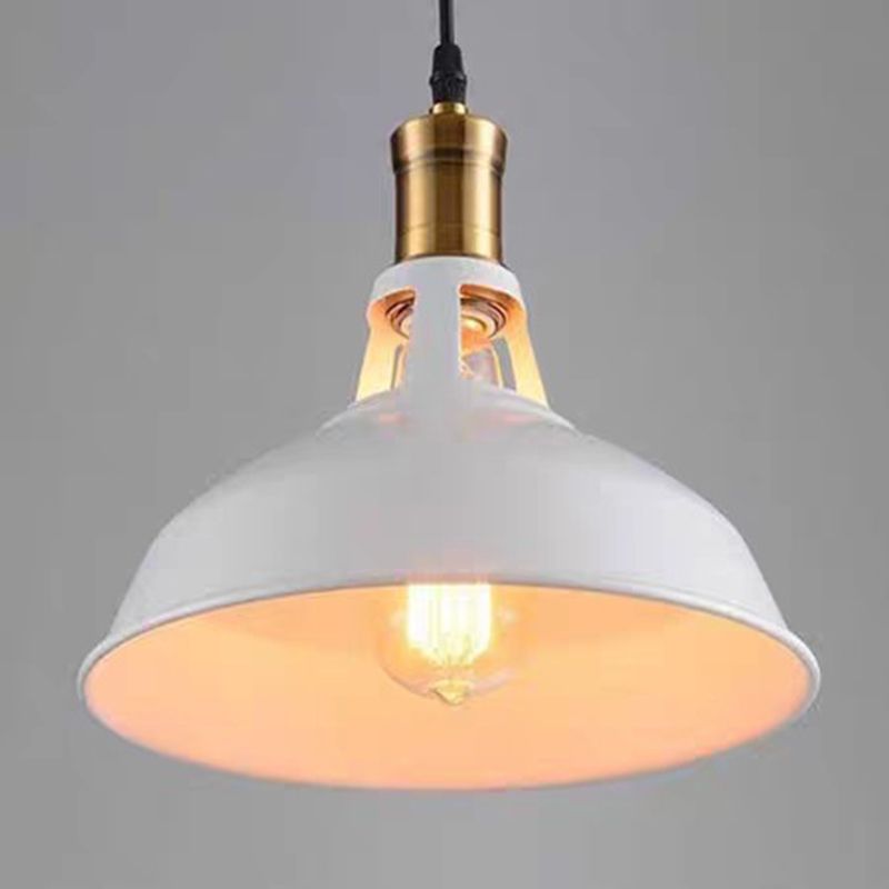 1-licht metaal afgeknotte schuurschaduwhanglamp Vintage industriële commerciële hangluchting