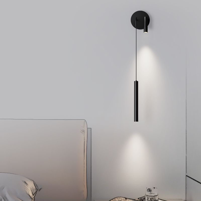 2 Light Simpleness Sconce Light Contemporary Wall Mount Reading Light for Bedroom