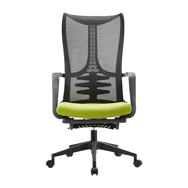 Modern Adjustable Arms Chair with Wheels High-Back Mesh Desk Chair