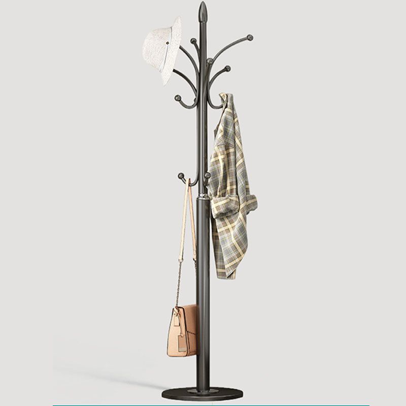 Metal Free Standing Hall Tree Contemporary Hall Stand with Coat Hook