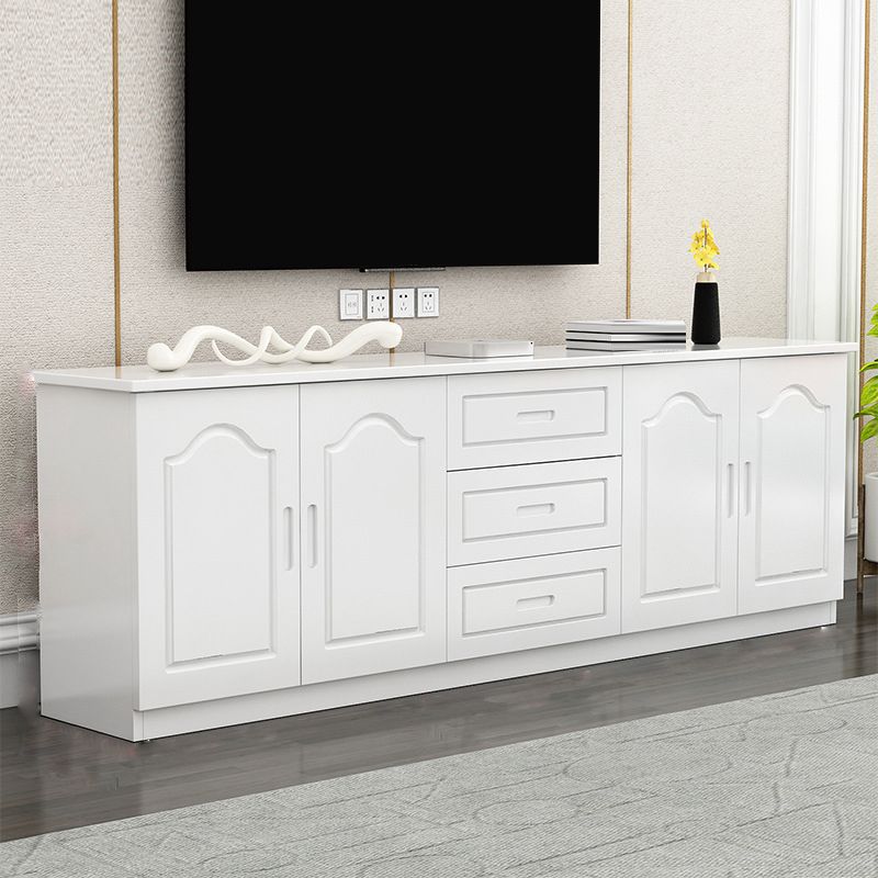 Wooden TV Media Stand Contemporary TV Console for Living Room