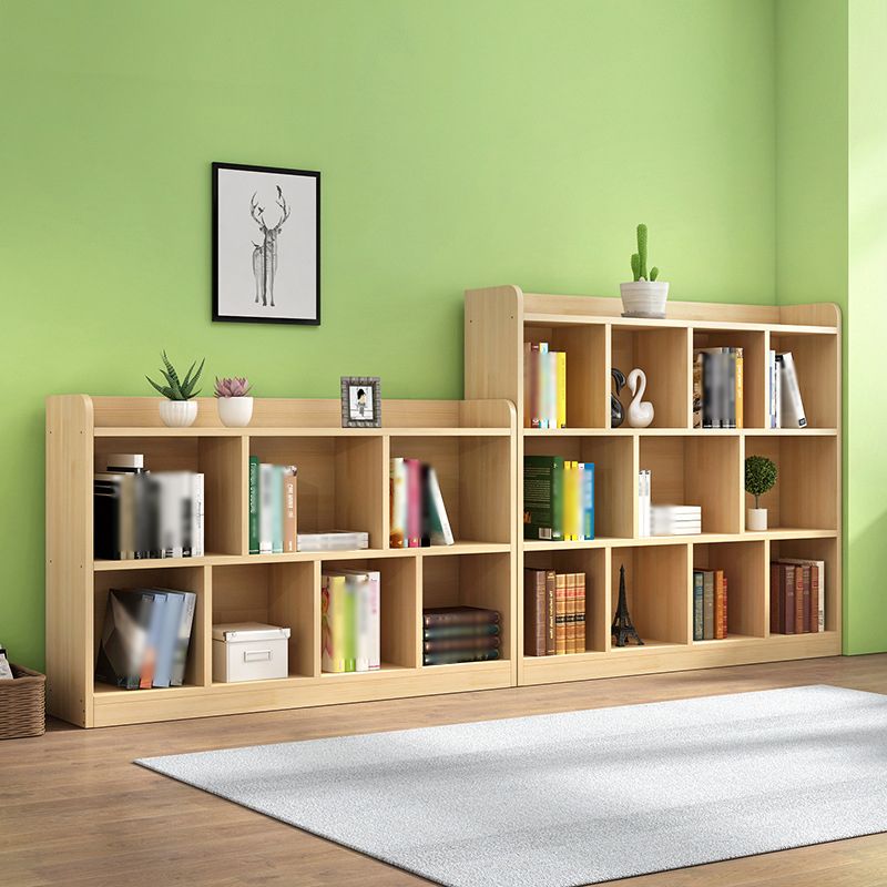 Libreria chiusa in legno solido in stile contemporaneo libreria naturale per ufficio
