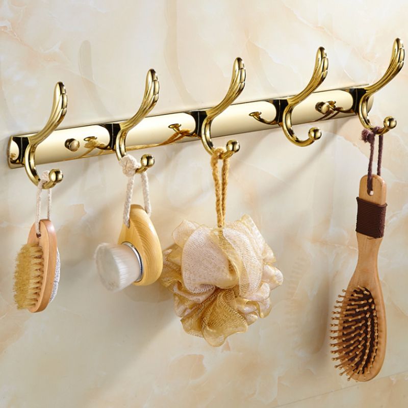 Contemporary Brushed Brass Bathroom Accessory As Individual Or As a Set