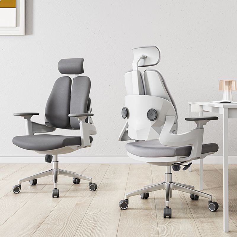 Modern Removable Arms Office Chair Adjustable Seat Height Desk Chair with Wheels