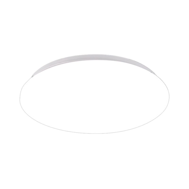 1 Light Circular Flush Mount Simplicity Metal Ceiling Lighting