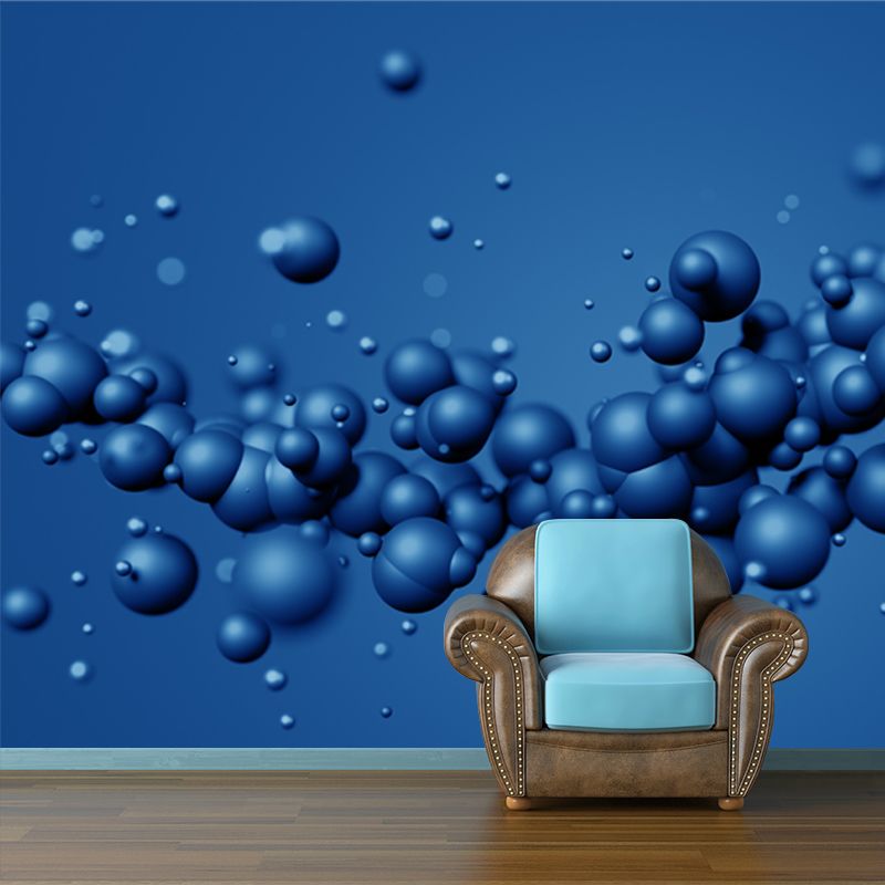 Waterproof Molecules Wall Mural Decal Contemporary Non-Woven Fabric Wall Decor, Custom Made