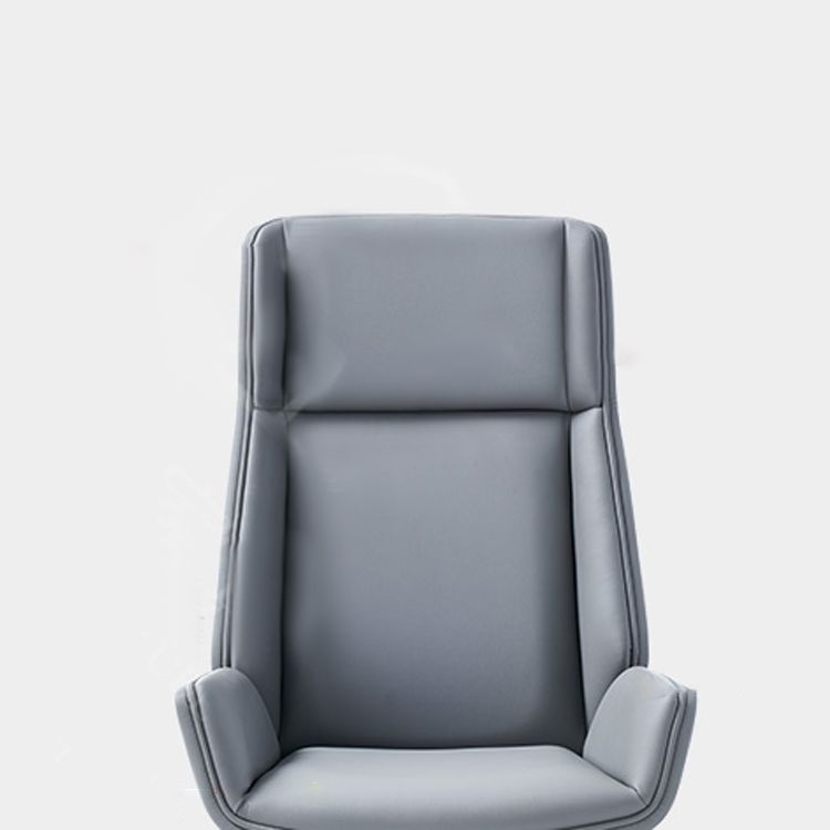 Contemporary Executive Ofiice Chair with Chrome Frame Armless Computer Desk Chair