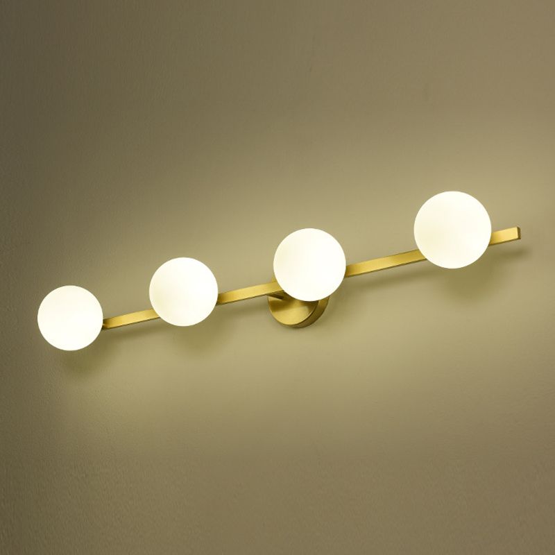 Luces de pared de tocador personalizado luces de tocador de metal LED modernas para el baño