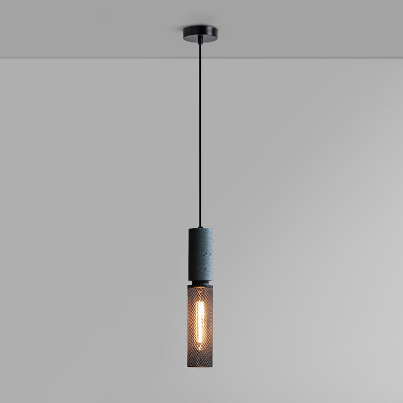 Geometric Shade Hanging Lighting Industrial Style Metal Light Pendant Lamp for Shop