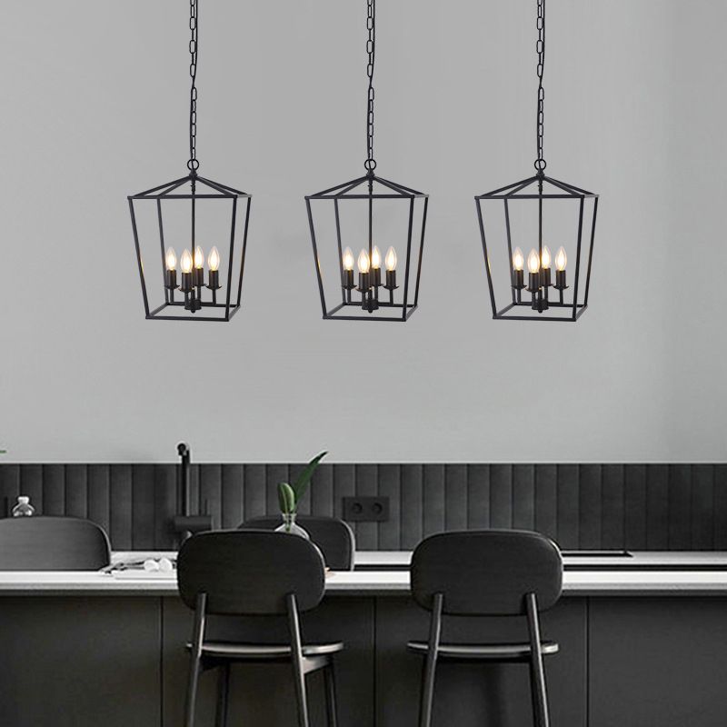 Industrial Minimalist Adjustable Pendant Lighting for Living Room Dining Room