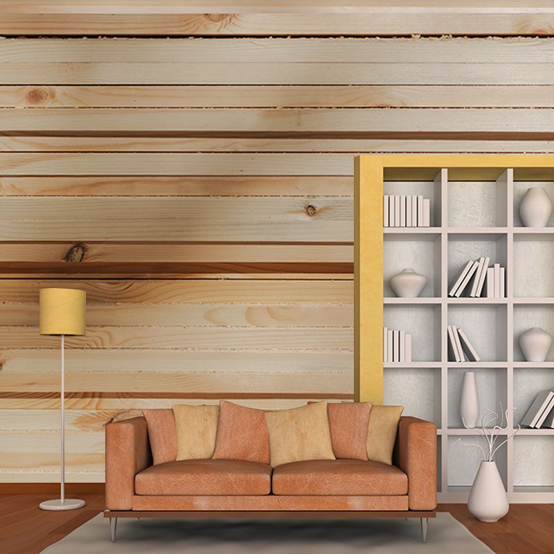 Environmental Wall Mural Wallpaper Wood Texture Living Room Wall Mural