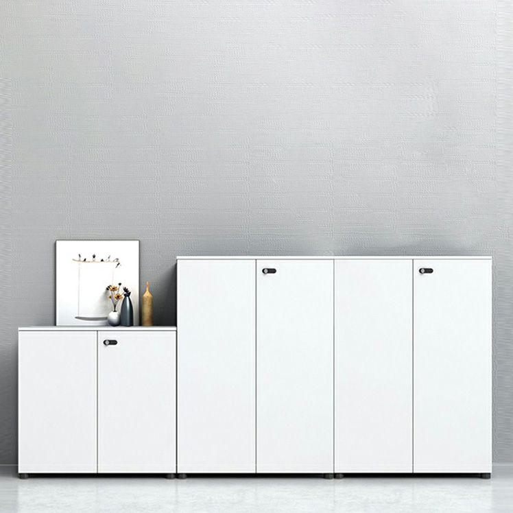 Scandinavian Vertical Filing Cabinet Wood Locking Storage Filing Cabinet for Home Office