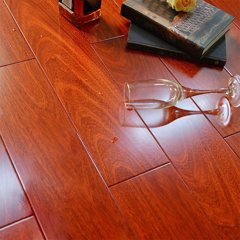 Contemporary Laminate Flooring Solid Wood Laminate Flooring with Red Color