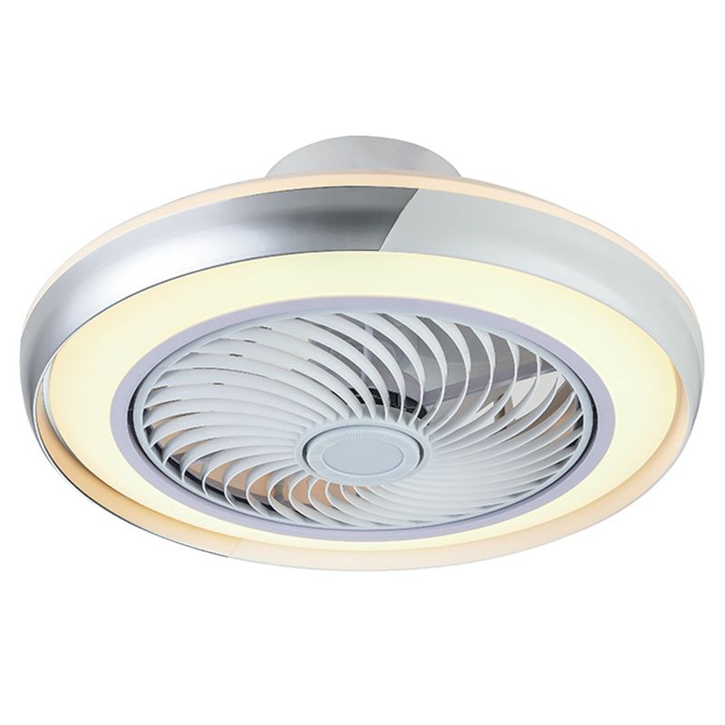 Ventilateur de plafond LED rond moderne