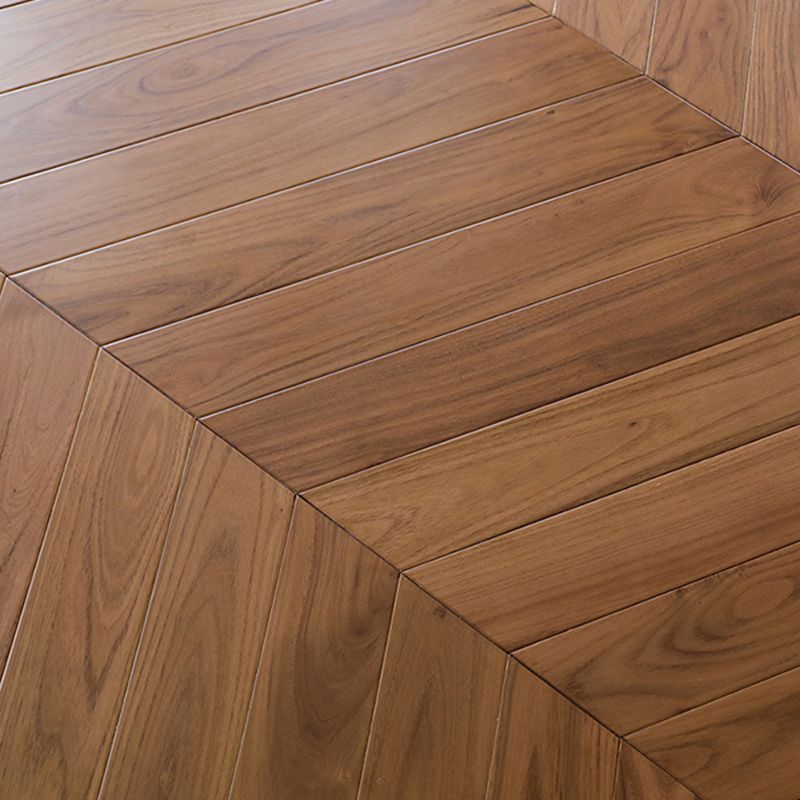 Traditional Wood Floor Planks Solid Wood Click-Locking Wood Tile Set