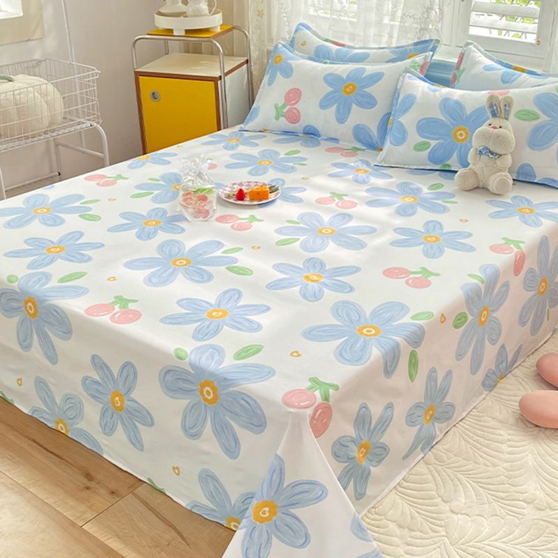 Soft Sheet Set Printed Fade Resistant Breathable Polyester Bed Sheet