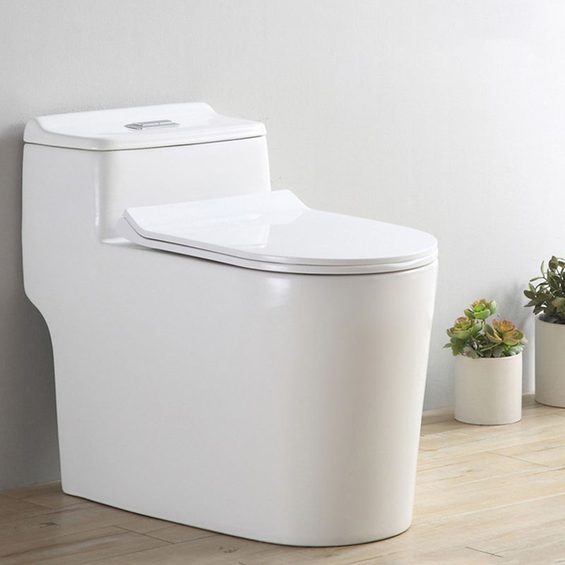 Traditional One Piece Toilet Bowl Floor Mount White Urine Toilet for Bathroom