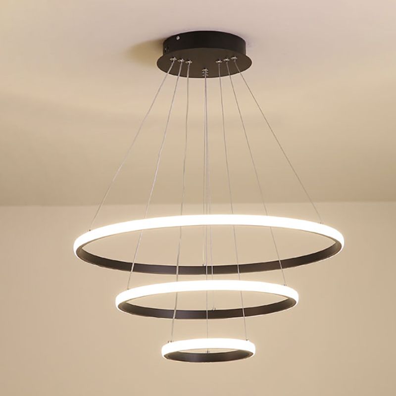 Modern Chandelier Lighting Fixture Multi-tier Chandelier Pendant Light for Dining Room