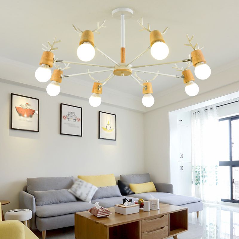 Chandelier de style moderne Metal Multi Light Hanging Lamping pour restaurant