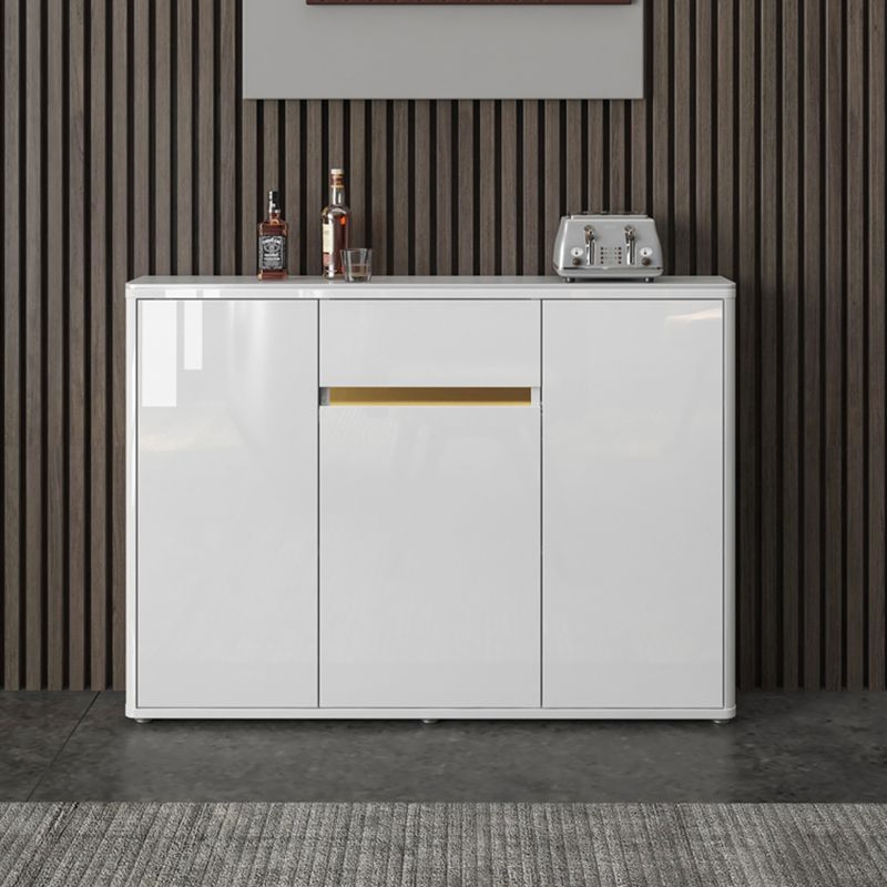 33.86"H Sideboard Modern Style White Dining Server for Kitchen and Dining Room