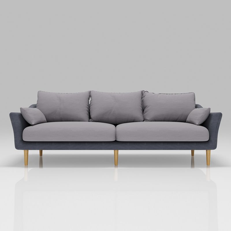 Contemporary Cushions Standard Sloped Arm Living Room 3-seater Sofa