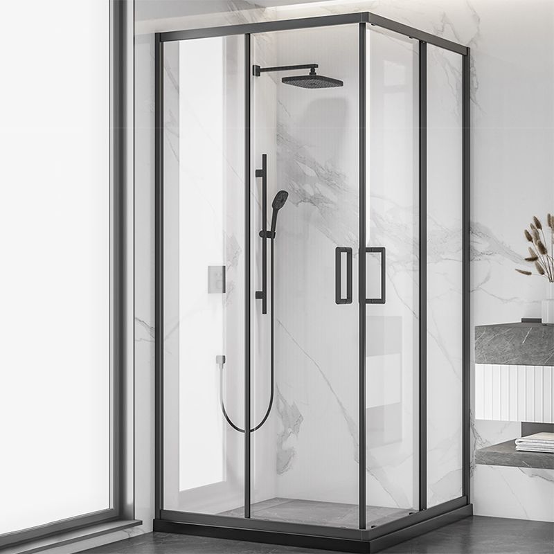 Semi-Frameless Tempered Glass Shower Enclosure with Half-Framed Shower Enclosure