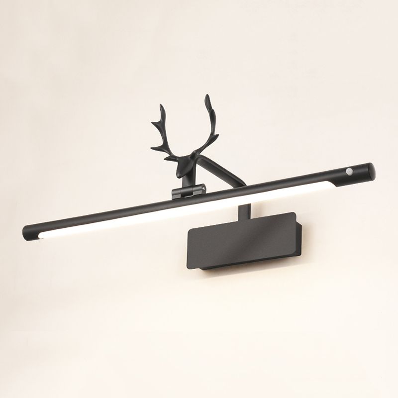 Modern Luxury Style Streamlined Wall Mounted Vanity Lights Metal Vanity Wall Light Fixtures with Antlers