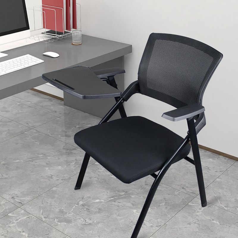 Modern Style Conference Chair without Wheels Office Chair with Fixed Arms