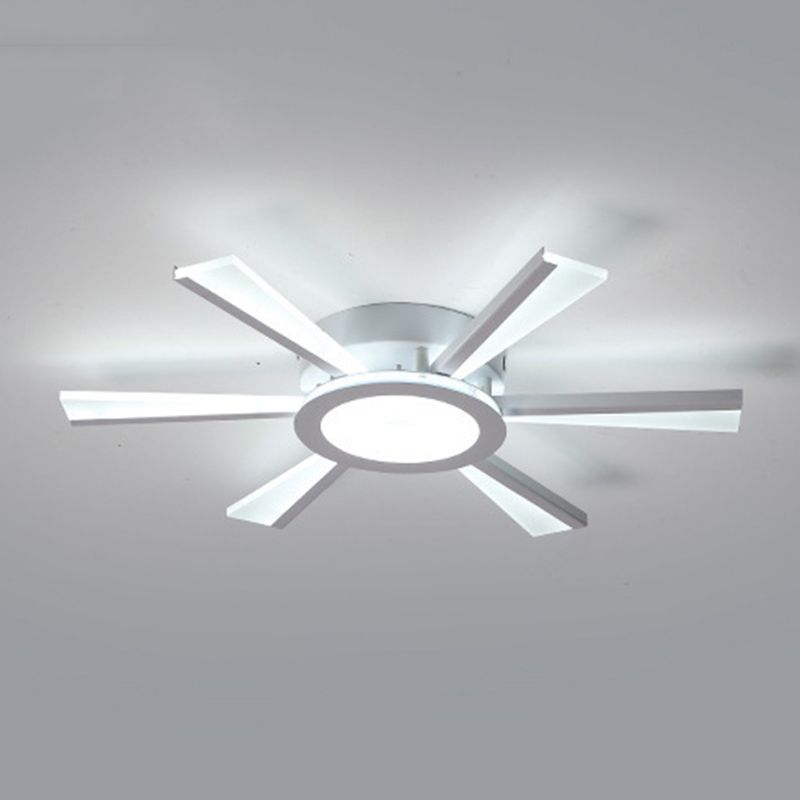 White Acrylic Ceiling Light LED Modern Flush Mount Lighting for Kitchen