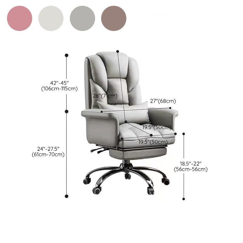 Contemporary Ergonomic Home Office Chair High Back Height-adjustable Office Chair