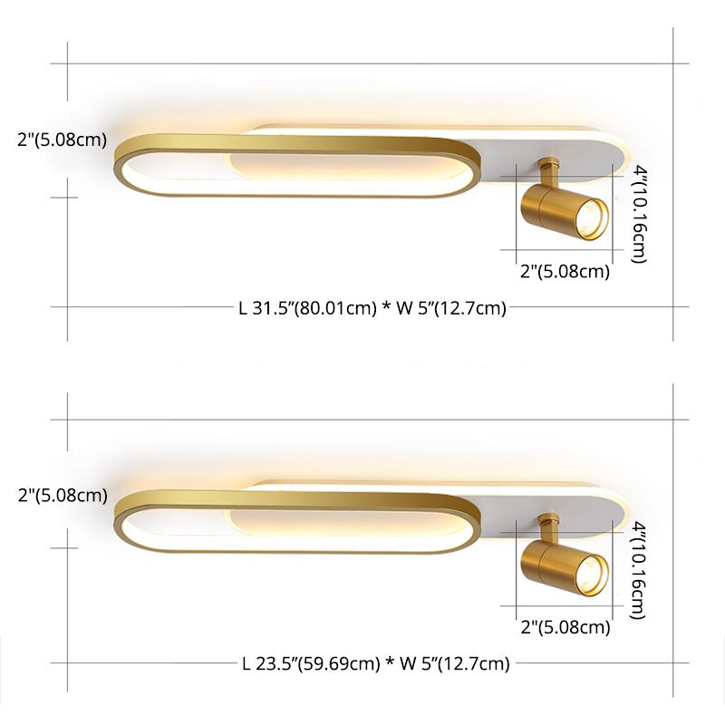 Industrial Flush Mount Light LED Lighting Lineare Flush Monte Lighting Tiered Flush Monte Light in Bedroom o Cloakroom