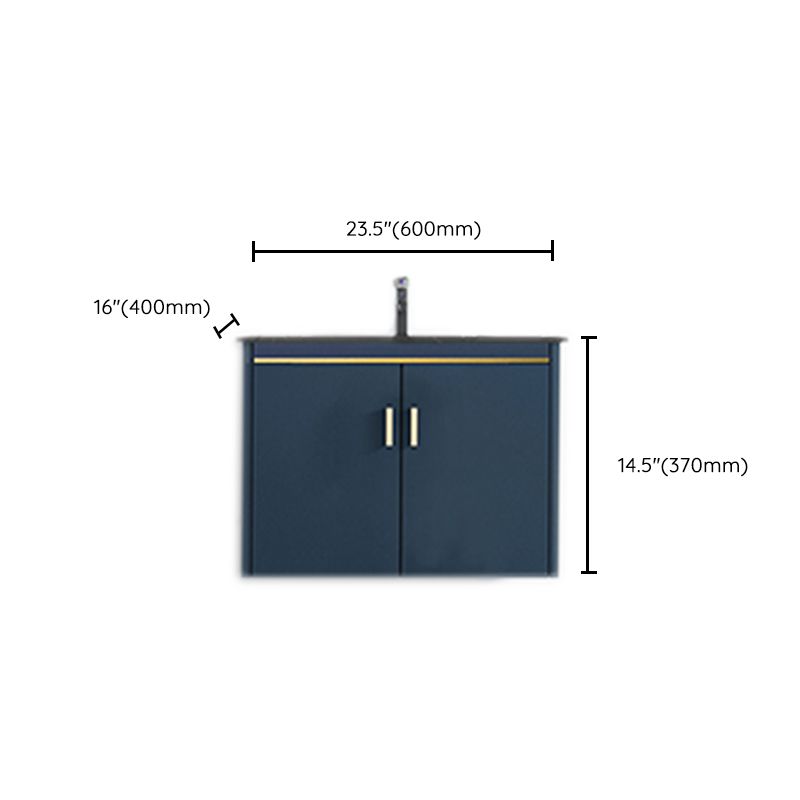 Modern Wall-mounted Bathroom Vanity Cabinet with Soft Close Door