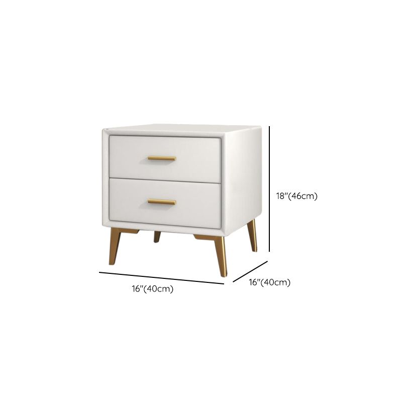 Drawer Storage Bedside Cabinet Contemporary Night Table for Bedroom