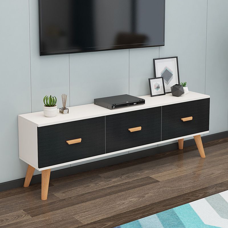 Beech Natural 19.7-inch H TV Stand Scandinavian TV Stand With Storage