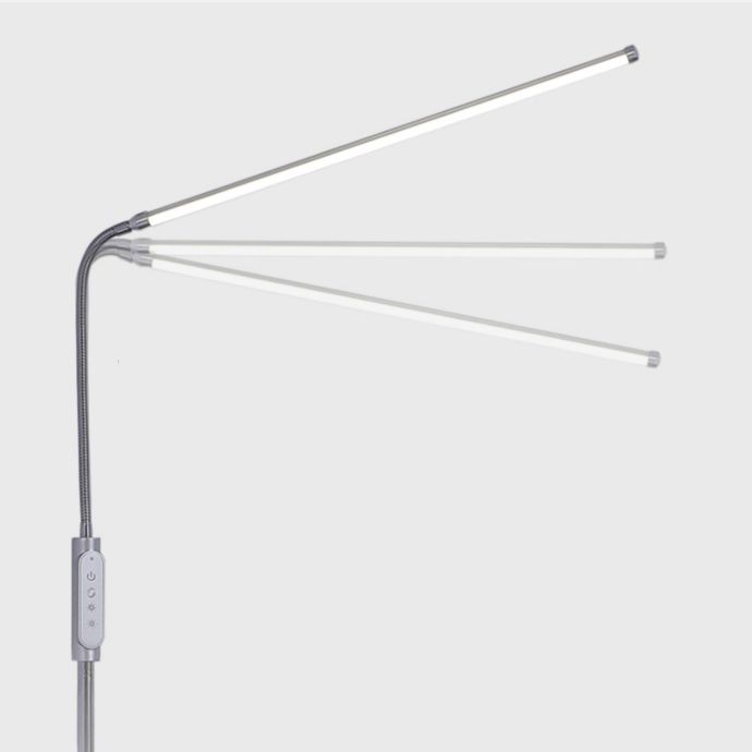 Lampada da pavimento in metallo lineare moderno LED LED LEGGE LEGGE con giuntura regolabile