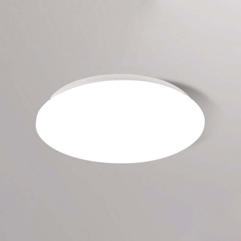 1 Light Circular Flush Mount Simplicity Metal Ceiling Lighting