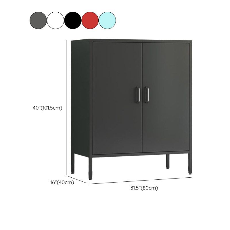 Glam Style Sideboard Steel Kitchen Sideboard Cabinet with Storage