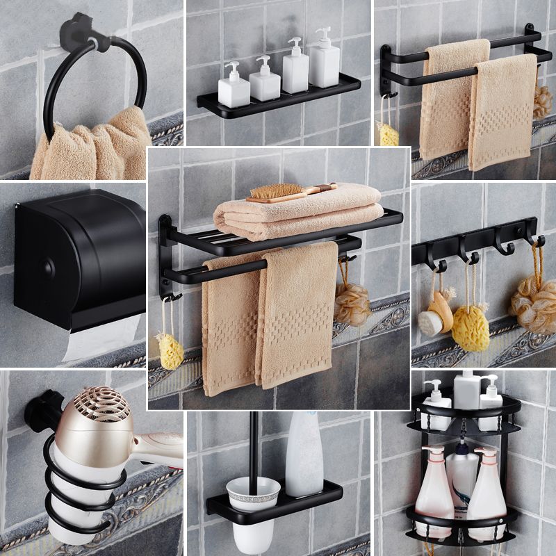 Modern Bathroom Accessories Hardware Set Black Accessories Hardware Set