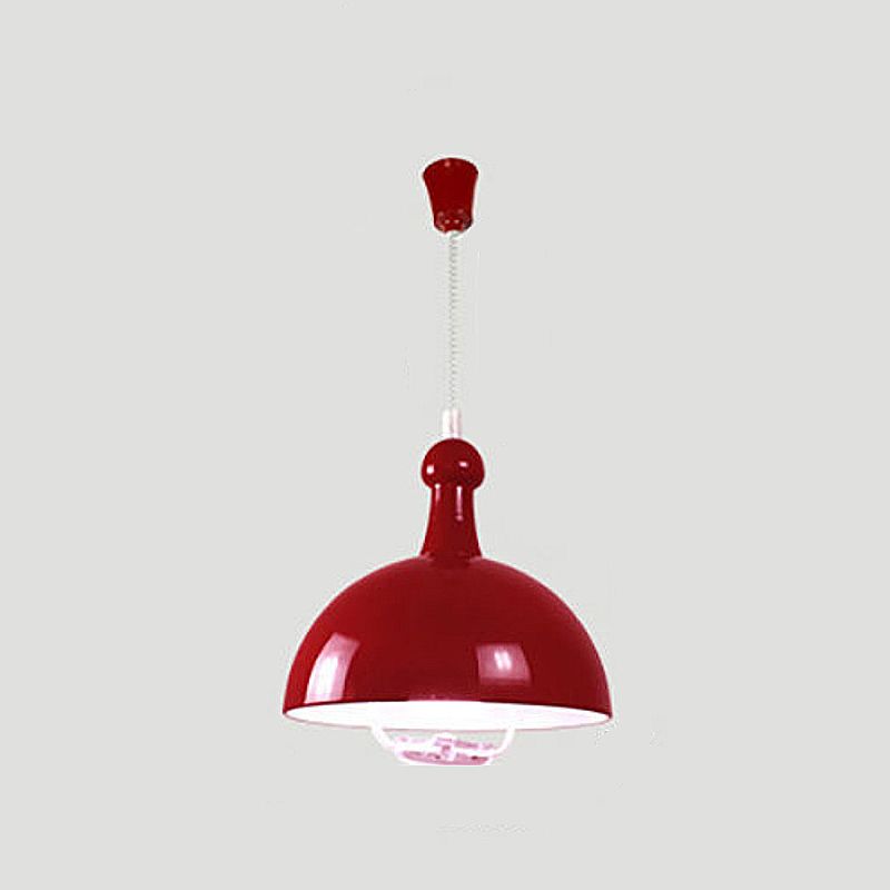 Industrial Ceiling Light with Adjustable Height Metallic Ceiling Light