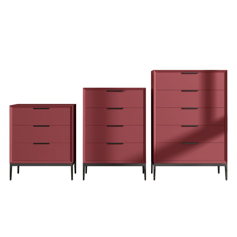 Vertical Wooden Dresser Modern Style Lingerie Chest for Bedroom