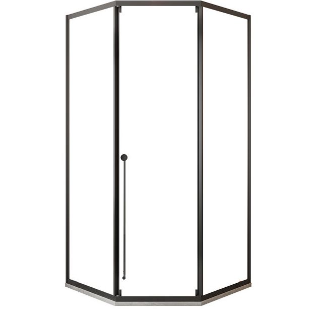 Diamond Folding Shower Screen, Full Frame Single Sliding Shower Door