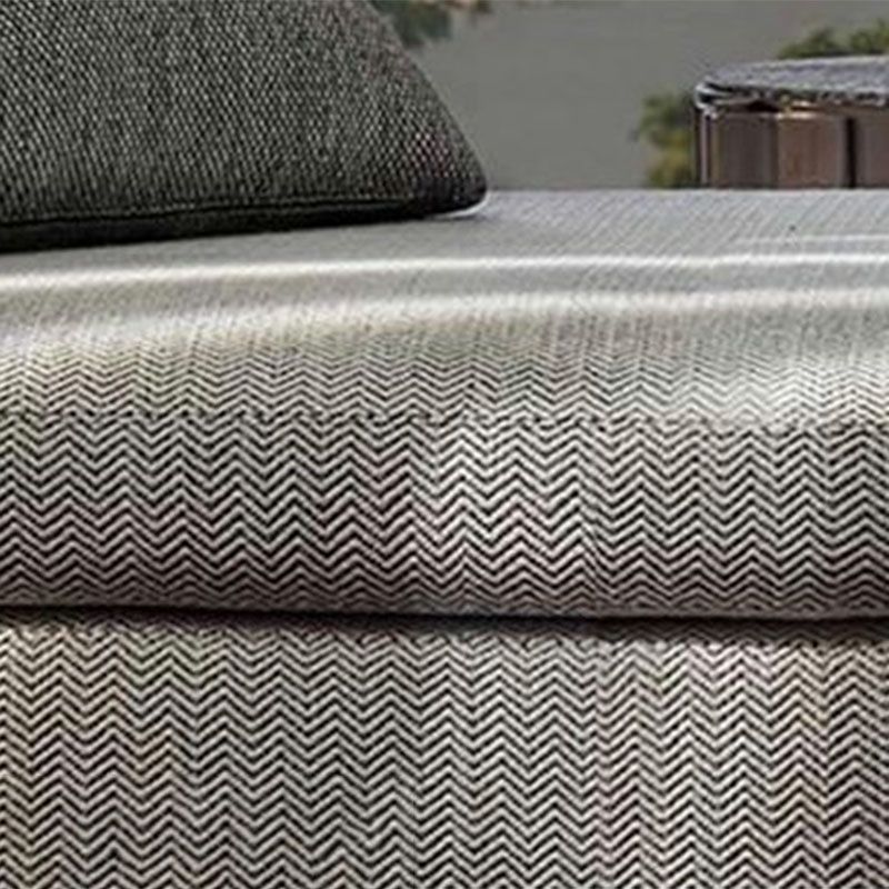 Modern Metal Frame Outdoor Sofa Water Resistant Patio Sofa with Cushion