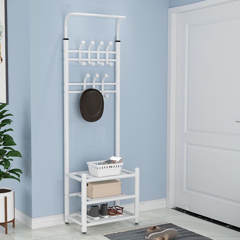 Contemporary Simple Hall Stand Metal Free Standing Hall Stand with Hook